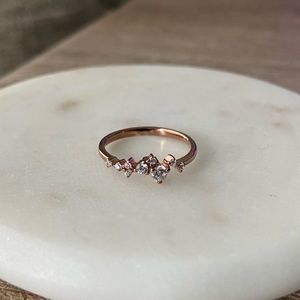 Rose gold ring